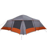 Family Tent with Roof Grey and Orange 721 x 335 x 212 cm 4100672