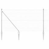 Welded Wire Fence with Spikes 10 x 1.4 m 3350721