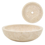 Sink 40x12 cm Marble Cream 142775