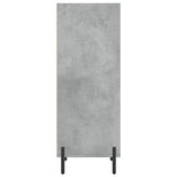 Sideboard Concrete Grey 34.5x32.5x90 cm Engineered Wood 828744