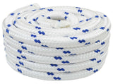 Boat Rope 25 m 4 White and Blue PP 42029551
