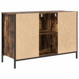 Basin Cabinet with Drawers Smoked Oak 90x34.5x60 cm 861889