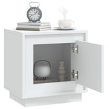 Bedside Cabinets 2 pcs White 44x35x45 cm Engineered Wood 819837