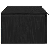 Wall Cabinet Black Oak 68 x 30 x 20 cm Engineered Wood 862776