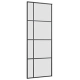 Sliding Door with Hardware Set 76x205 cm ESG Glass&Aluminium 3332910