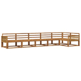 Outdoor Sofa Set 6 pcs Natural Solid Acacia Wood 3382607