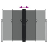 Retractable Side Awning Anthracite 180x1000 cm 4004748