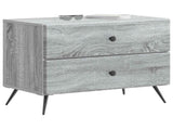 Bedside Cabinet Grey Sonoma 62 x 34.5 x 47.5 cm Engineered Wood 895471
