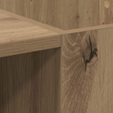 Record Cabinet Artisan Oak 121 x 38 x 48 cm Engineered Wood 881472