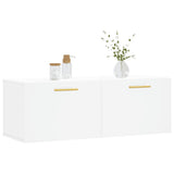 Wall Cabinet White 100x36.5x35 cm Engineered Wood 830116