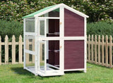 Bird House Mocha 97x81x152 cm Solid Wood Pine 172260