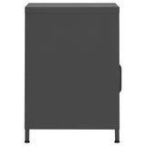 Nightstands 2 pcs Anthracite 35x35x51 cm Steel 3095220