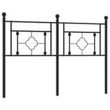 Metal Replace Headboard Black 140 cm 374372