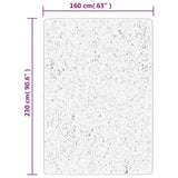 Rug OVIEDO Short Pile Anthracite 160x230 cm 375471
