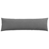 Sofa Pillows 2 pcs Dark Grey 145 x 40 cm Fabric 42013856