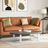 Coffee Table Legs White 2 pcs 60x cm Steel 4013265