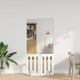 Folding Pet Fence 2 pcs White 100.5 x 38 x 70 cm 8005953