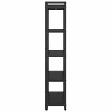 Bookshelf Black Oak 80 x 30 x 155 cm Engineered Wood 868413