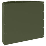 Planter Olive Green 60 x 30 x 50 cm Steel 883720
