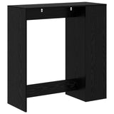 Bar Table Black Oak 101 x 40 x 103.5 cm Engineered Wood 8003919
