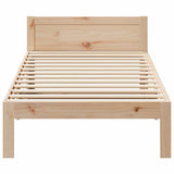 Bed Frame without Mattress 90x200 cm Solid Wood Pine 859232