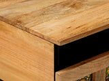 Coffee Table Natural 80 x 54 x 40 cm Solid Mango Wood 4018273