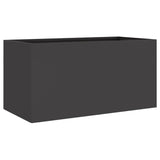 Planter Black 62x30x29 cm Steel 841589