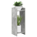 Plant Stand 2 pcs Concrete Grey 30 x 30 x 80 cm Engineered Wood 899585