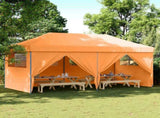 Party Tent Folding Orange 292 x 580 x 315 cm Oxford Fabric 42023672