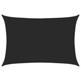 Sunshade Sail 160 g/m Black 4x5 m HDPE 311738