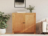 Cabinet with Storage with Door Brown Solid Oak Wood 4106554