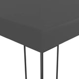 Gazebo with LED String Lights 3x4 m Anthracite 3070308