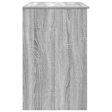 Desk Grey Sonoma 86x49x76 cm Engineered Wood 861828