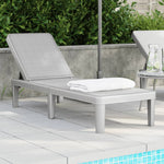 ZNTS Sun Lounger Grey 159x57x83.5 cm Polypropylene 4008101