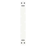 ZNTS Coffee Table Legs U-Shaped 2 pcs White 50x cm Steel 4013137