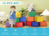 12 Piece Soft Play Foam Blocks Toy Building Stacking Compliant Learning Toys for Toddler Baby Kids T3398P348551