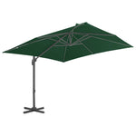 Garden Parasol with Portable Base Green 276345