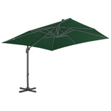 Garden Parasol with Portable Base Green 276345