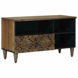 TV Cabinet with Drawer Brown 80 x 33.5 x 46 cm Solid Mango Wood 4018349