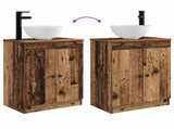 Bathroom Vanity with Sink Old Wood 54 x 35 x 83 cm 890120