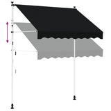 Manual Retractable Awning Black 200 cm 42037039