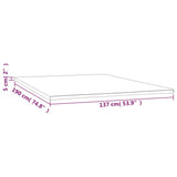 Mattress Topper 137x190x5 cm Full 347917