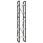 5-Tier Book Cabinet White 40x30x175 cm Pinewood 3081974