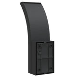 Outdoor LED Wall Lights with Sensors 2pcs Black Die-cast Aluminium 4006263