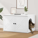 Cat House White 85 x 55 x 50.5 cm Engineered Wood 8000725