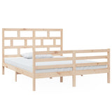 3101293 Bed Frame without Mattress Solid Wood 160x200 cm