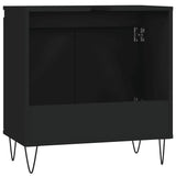 Bathroom Cabinet Black 58x33x60 cm Engineered Wood 831581