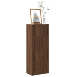 Bookcase Brown Oak 40x24x102 cm Engineered Wood 860379