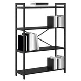 Bookshelf Black Oak 80 x 30 x 120 cm Engineered Wood 868419