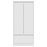 Cabinet with Drawer White 55.5x34x119.5 cm Engineered Wood 861643
